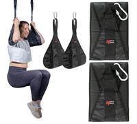 MuscleForge AB Straps per Sbarra Trazioni - Cinghie Addominali con Moschettoni e Cinghie di Montaggio - Allenamento Core, Leg Raises senza Affaticare i Polsi - Slings Fitness Casa Capacità 200 kg