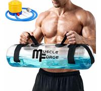 MuscleForge Aqua Power Bag 15 kg - Borsa Acqua Regolabile per Allenamento Funzionale, Stabilità e Core Training, Aquabag Fitness con Pompa Inclusa