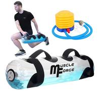 MuscleForge Aqua Power Bag 30 kg - Borsa Acqua Regolabile per Allenamento Funzionale, Stabilità e Core Training, Aquabag Fitness con Pompa Inclusa