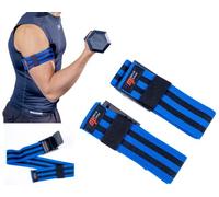 MuscleForge Bande BFR per l'allenamento di occlusione per il Blood Flow Restriction Training, BFR bands per l'allenamen to con i pesi, bande di occlusione per il bodybuilding e la riabilitazione