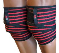 MuscleForge Bande per le ginocchia - Set di 2, Fasce Elastiche per le Ginocchia per Powerlifting, Weightlifting, Squat, Deadlift, Bodybuilding - Ginocchiere per uomini e donne