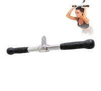 MuscleForge Barra Lat Machine 50 cm - Barra Tricipiti e Lat Machine per Allenamento Schiena, Spalle e Bicipiti - La Barra Dritta con Impugnature Antiscivolo - Attacco Palestra Casa Cavo Pulley