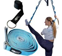MuscleForge® Cinghia Yoga con attacco alla porta, Cintura Yoga per lo stretching delle gambe, Yoga strap per pilates, balletto e allenamento dei glutei, Allenamento con lo spago e arti marziali