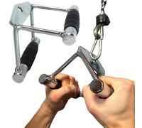 MuscleForge Maniglie Palestra Cavi - Doppia D Antiscivolo per Pulley, LAT Machine, Rematore, Trazioni, Accessorio Cavi Schiena Braccia, Presa Allenamento Intenso, Comfort, Controllo