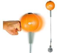 MuscleForge Punching Reflex Ball con Ventosa, Altezza Regolabile 139-154 cm, Sacco da Boxe Autoportante per Allenare Velocità, Riflessi e Coordinazione a Casa
