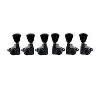 Musclily Economy 3L3R Roto Style Sealed Chitarra Meccaniche Set per Epiphone Les Paul SG ES, Keystone Button Nero