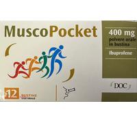 MUSCOPOCKET*OS 12BUST 400MG