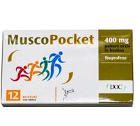 Muscopocket*Os 12bustine Orodispersibili Da 400mg Ad Azione Antinfiammatoria