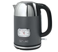 Muse, Bollitore Elettrico 1.7L 2200W in Acciaio Inossidabile con Termometro