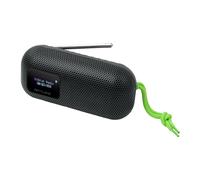 Muse, Cassa Portatile Bluetooth con Radio DAB+ / FM 10W Schermo LCD e IPX4, Nero