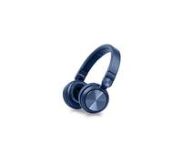 Muse Cuffie Bluetooth Over-Ear M-276 BTB con microfono per Smartphone e Tablet, Cavo Aux, Blu
