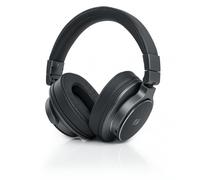 Muse, Cuffie Bluetooth Premium effetto pelle kit mani libere e microfono, Nero