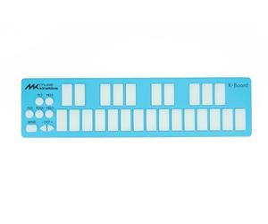 Muse Kinetics K-Board-C | Tastiera USB MPE MIDI a 25 tasti colorata con USB-C (Aqua)