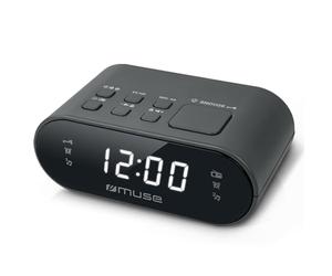 MUSE M-10 CR NEGRO RADIO ANALÃ“GICA SOBREMESA FM SNOOZE