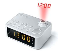 Radiosveglia Muse M178PW con proiettore bianco