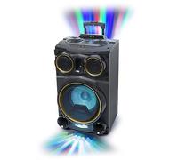 MUSE M-1938 DJ NEGRO/ALTAVOZ PARA FIESTAS/500W/BLUETOOTH/LUCES QUE CAMBIAN DE COLOR/RADIO FM