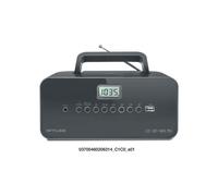 MUSE M-28 DG Radio portatile - CD - USB - Nero