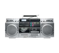 MUSE M-380GBS New GHETTOBLASTER Bluetooth USB 80W Registratore Cassette CD Radio