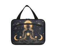 Muse Moon Godness Boho Hanging Toiletry Bags per Viaggiare Donne con gancio, Designer Essenziale Appeso Makeup Bag per le Donne Lavoro bolso de para Mujer L