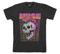 Muse Mowhawk Skull ufficiale Uomo maglietta unisex
