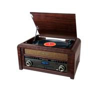Muse MT-115 DAB Giradischi a trazione diretta nero, legno Semi-automatico - Nouvo
