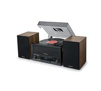 Muse MT120MB Microsistema con giradischi legno/nero