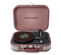 Muse - Mt-201 Btp Giradischi Impianto Stereo Bt Usb Vintage Rosa