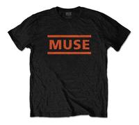 Muse Orange Logo Black XL Maglietta