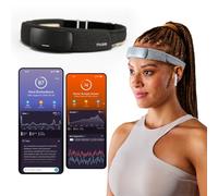 Muse S Athena 3rd Gen Brain Sensing Sleep Tracking Fascia - Grigio Scuro | Carbonio - Dispositivi di Neurofeedback per Formazione di Meditazione, Focus e Biofeedback in Tempo Reale con Sensori EEG e