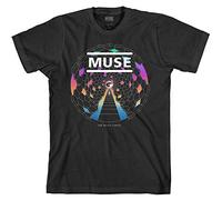 Muse T Shirt Resistance Moon Band Logo Nuovo Ufficiale Uomo Nero Size L