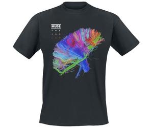 MUSE The 2nd Law Album Uomo T-Shirt Nero 100% Cotone Regular