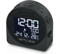 Muse: Travel Alarm Clock With Temperature And Date Display Dark Grey - AA.VV.