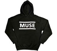 Muse White Logo autorizzato Felpa con Cappuccio