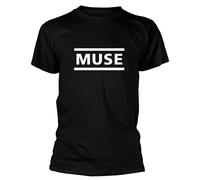 Muse T Shirt Bianca Band Logo Nuovo Ufficiale Uomo Size XL
