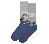 MuseARTa Banksy Graffiti Calzini Unisex-Adulto