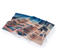 Musearta BT-KH-MF-V424290 - Asciugamano da spiaggia unisex con motivo Mount Fuji dell'artista Katsushika Hokusai, in cotone, dimensioni 90 x 150 cm
