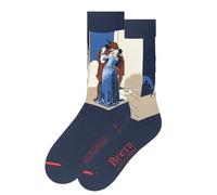 MuseARTa Francesco Hayez Calzini, Blu, 36-40 Unisex-Adulto