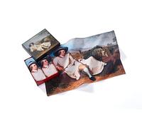 Musearta GT2-JT-GC-V433101 - Set di 2 asciugamani unisex per ospiti con motivo Goethe in The Roman Campagna dell'artista Johann Heinrich Wilhelm in cotone, dimensioni 40 x 60 cm