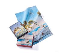 Musearta GT2-SD-DF-V433110 - Set di 2 asciugamani unisex per ospiti con motivo Dream Caused by The Flight of a Bee des Artister Salvador Dalí in cotone di dimensioni 40 x 60 cm