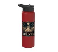 Musée du Louvre Parigi Francia Luna Piena Stainless Steel Insulated Water Bottle