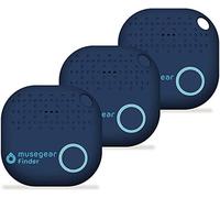 musegear localizzatore Chiavi Bluetooth - Blu Oscuro - 3 Pacchetto - Volume 3 Volte più Potente - Key Finder - Portafoglio Telefono