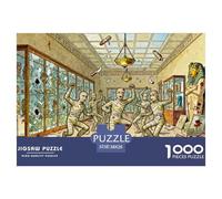 Museo Archeologico Puzzle in Legno Impermeabile Puzzles Da 1000 Pezzi Per Adulti Colorati Puzzle Per Decorazioni Domestiche