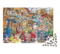 Museo dei Dinosauri Jigsaw Puzzle Impossibili 1000 Pezzi Decorazione Per La Casa. Giochi Rilassamento E Intelligence Per Adulti E Bambini Da 12 Anni 1000pcs (75x50cm)