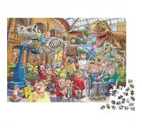 Museo dei Dinosauri Jigsaw Puzzle Impossible 1000 Pezzi Decorazione Per La Casa. Rilassamento E Intelligence Per Adulti E Ragazzi Da 14 Anni 1000pcs (75x50cm)