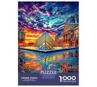 Museo del Louvre Puzzle 1000 Pezzi, Jigsaw Puzzle Ad Alta Difficoltà Regali Per Adulti E Adolescenti, Home Giochi 70x50cm/1000pcs
