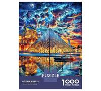 Museo del Louvre Puzzle 1000 Pezzi, Jigsaw Puzzle Ad Alta Difficoltà Regali Per Adulti E Adolescenti, Home Giochi 70x50cm/1000pcs