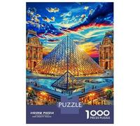 Museo del Louvre Puzzle 1000 Pezzi, Jigsaw Puzzle Per Adulti E Ragazzi Dai 14 Anni in Su, Giochi Stimolanti Per Tutta La Famiglia 70x50cm/1000pcs