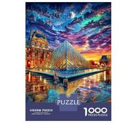 Museo del Louvre Puzzle 1000 Pezzi, Jigsaw Puzzle Per Adulti E Ragazzi Dai 14 Anni in Su, Gioco Di Puzzle 52x38cm/1000pcs