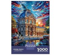 Museo del Louvre Puzzle 1000 Pezzi | Puzzle Per Adulti E Bambini | Per Tutta La Famiglia | Con Una Misura Di 70x50cm/1000pcs