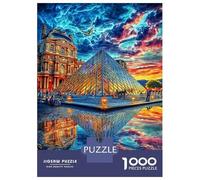 Museo del Louvre Puzzle 1000 Pezzi | Puzzle Per Adulti E Bambini | Per Tutta La Famiglia | Con Una Misura Di 38x26cm/1000pcs
